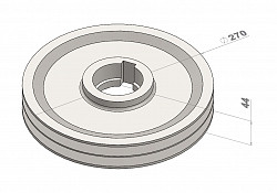 Belt-pulley