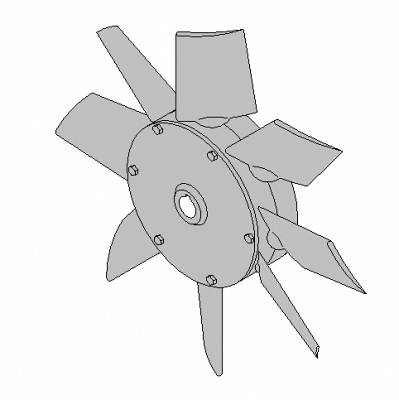 Ventilator D.560 Alu - R