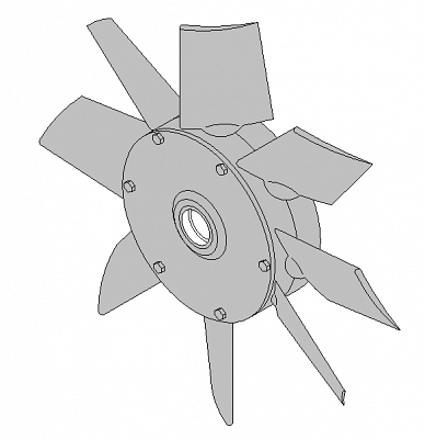 Ventilator D.700 Alu